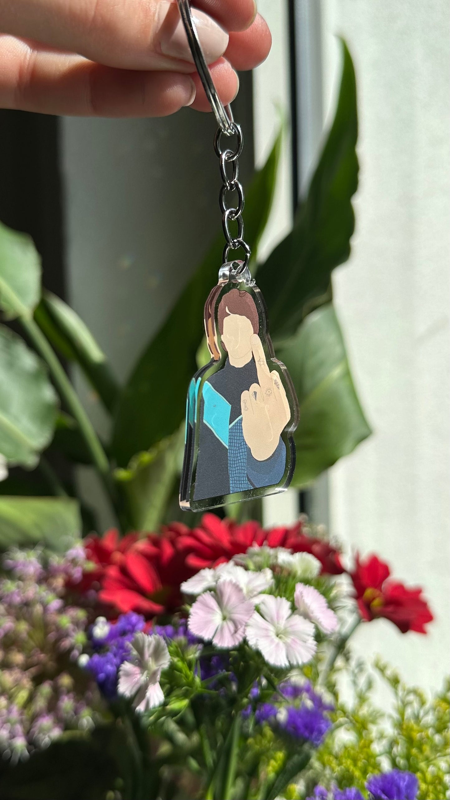 Louis Finger Keychain