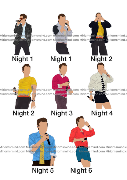 TOGETHER TOUR London outfit stickers Waterproof