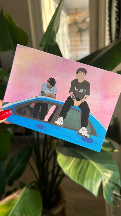 on the road inspired Art Prints