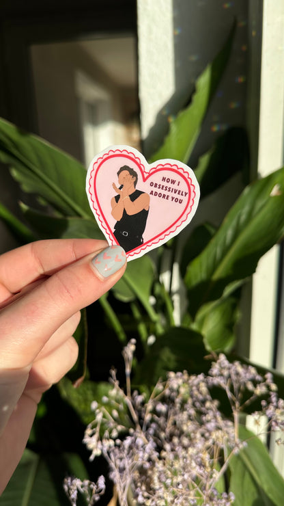 Adore you heart sticker