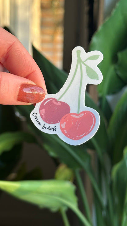 Cherry CouCou Sticker