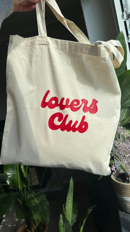 Lovers club tote bag