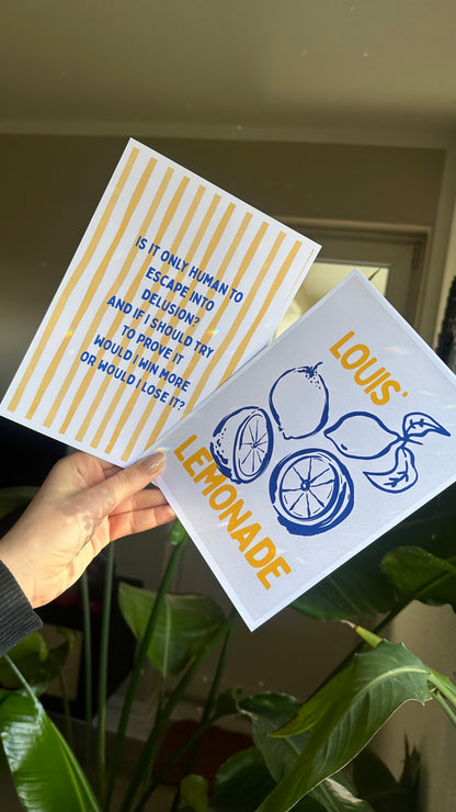 Lemonade inspired art prints 2