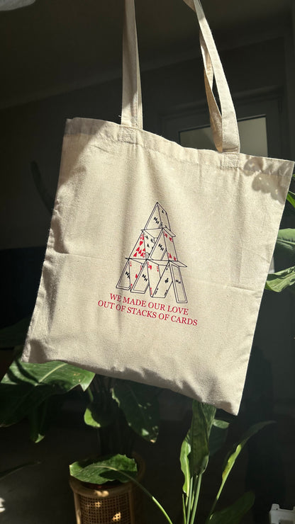 Paper houses tote bag