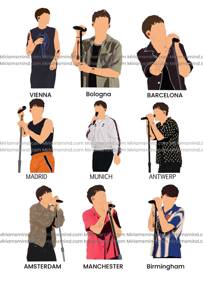 Waterproof hdwgh Outfit stickers