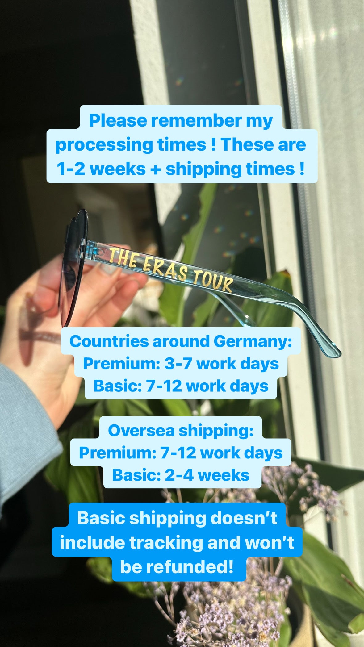 costumized Eras Tour Sunnies