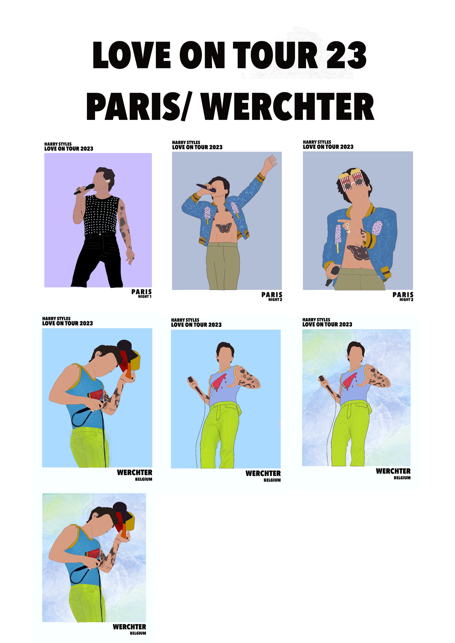 Hslot 23 paris/ werchter Art Print