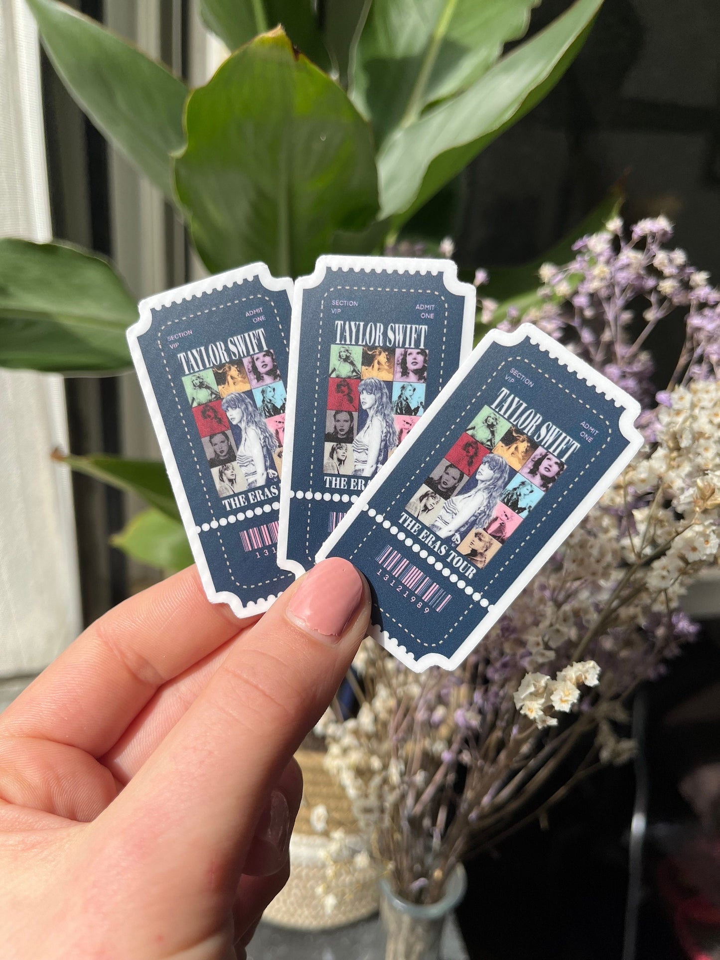 Waterproof Taylor Eras Tour Ticket Sticker