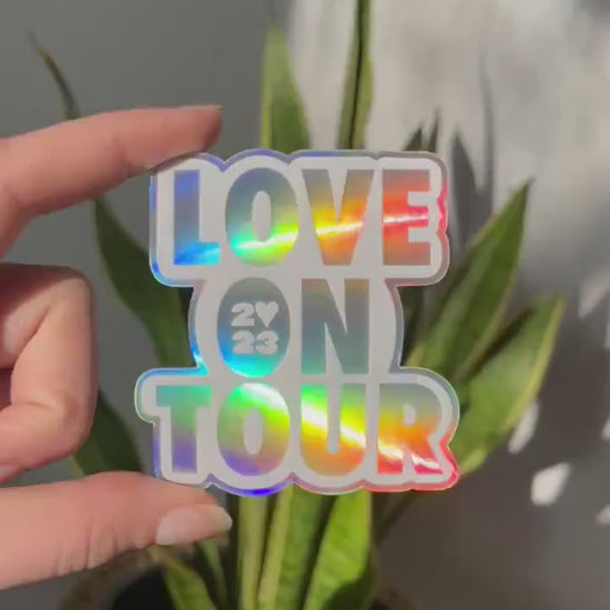 Waterproof Harry Love on Tour hslot 23 holographic Sticker