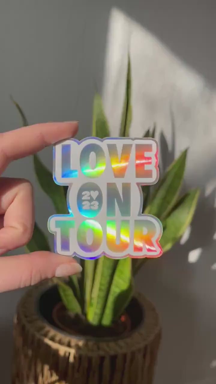 Waterproof Harry Love on Tour hslot 23 holographic Sticker