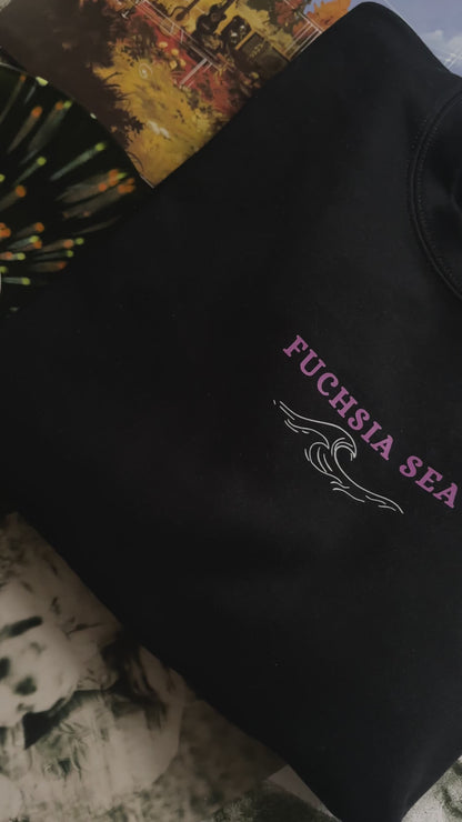 Fuchsia sea crewneck