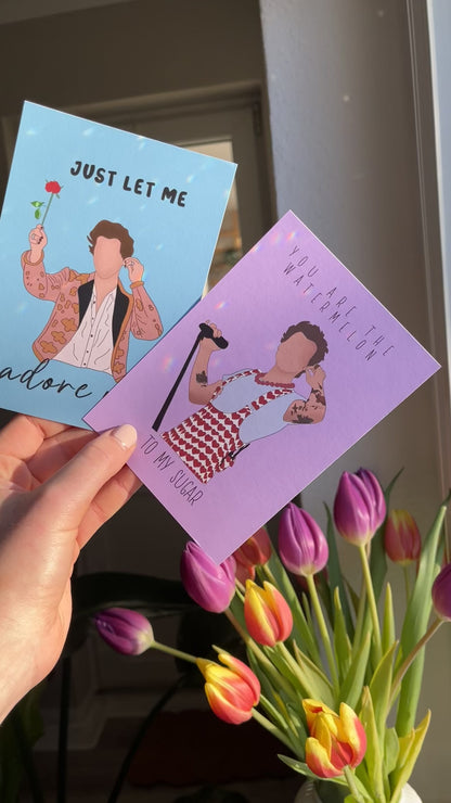 Harry Adore you/Valentines day cards/ Greeting cards