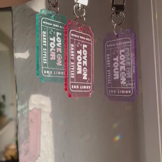 Keychain Harry hslot glitter Ticket