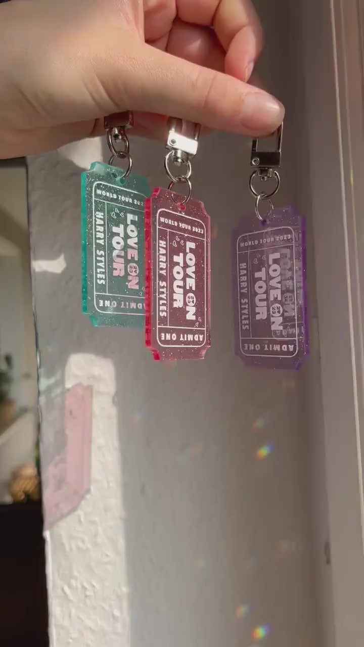 Keychain Harry hslot glitter Ticket