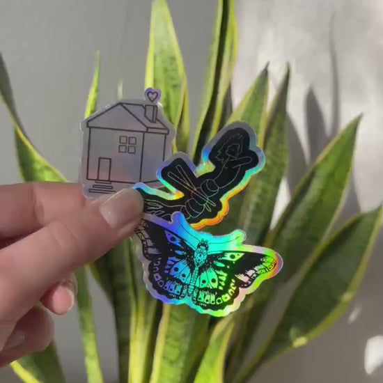 Waterproof holographic Sticker