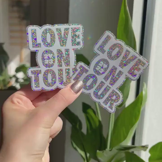 Waterproof Harry Love on Tour hslot 23 glitter Sticker