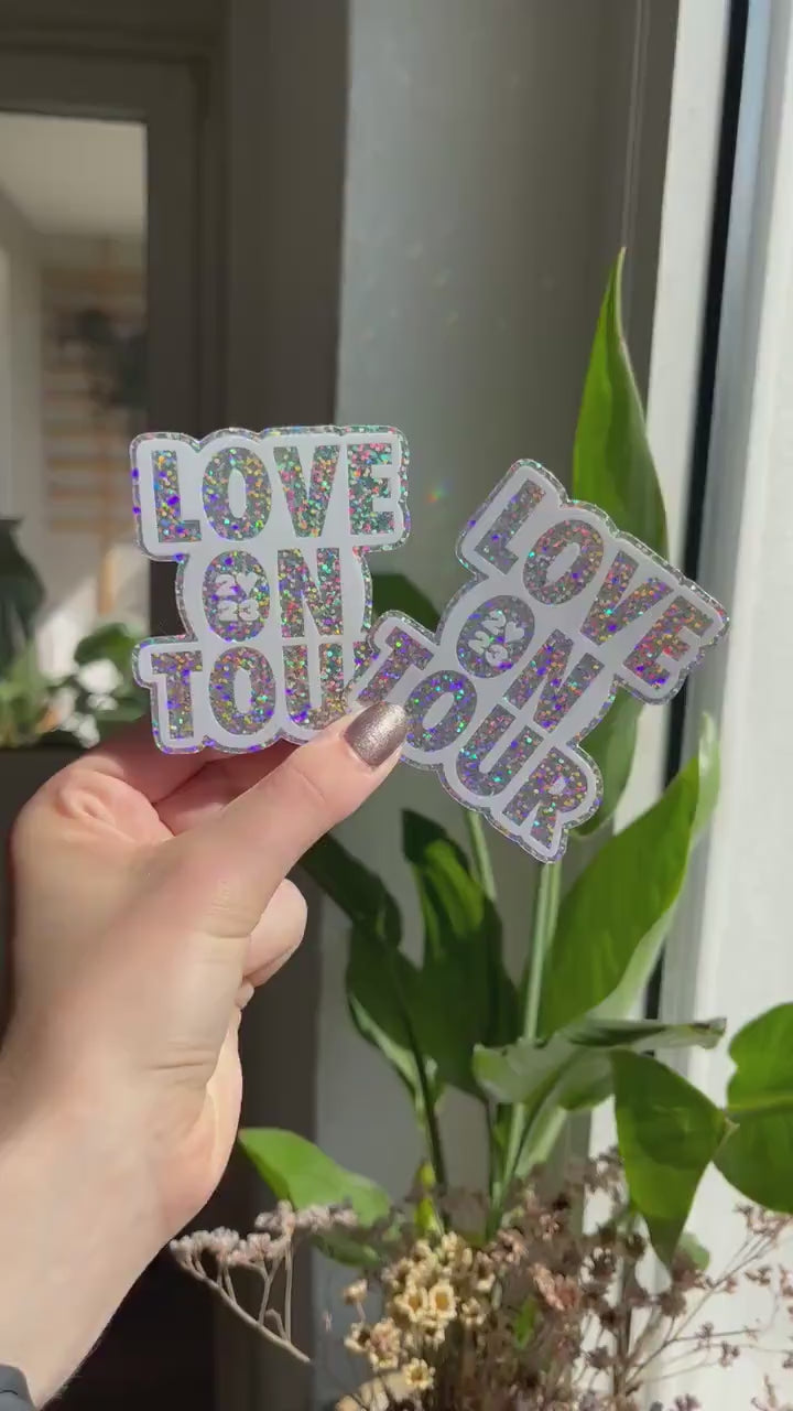 Waterproof Harry Love on Tour hslot 23 glitter Sticker