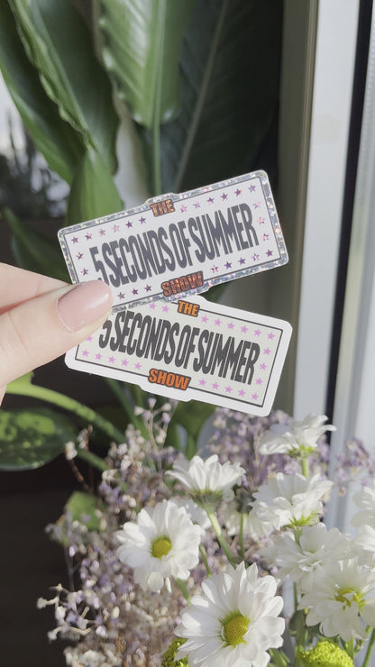 The 5sos show stickers