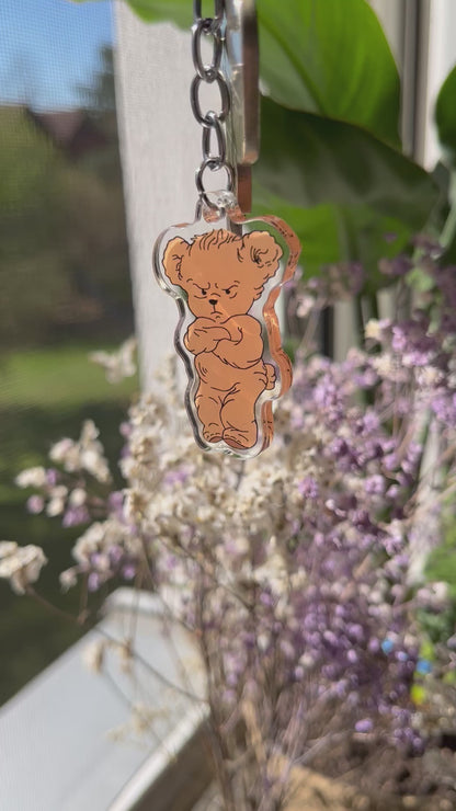 teddy keychain