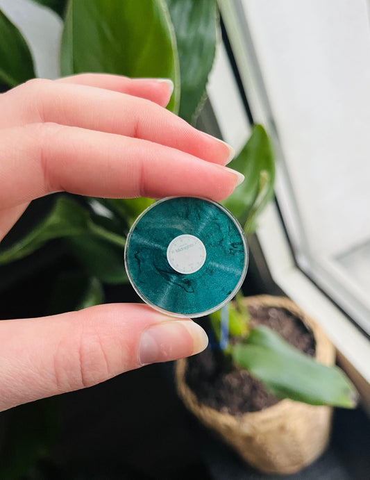 Midnight Vinyl PIN Jade Green