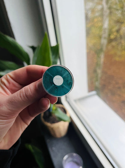 Midnight Vinyl PIN Jade Green