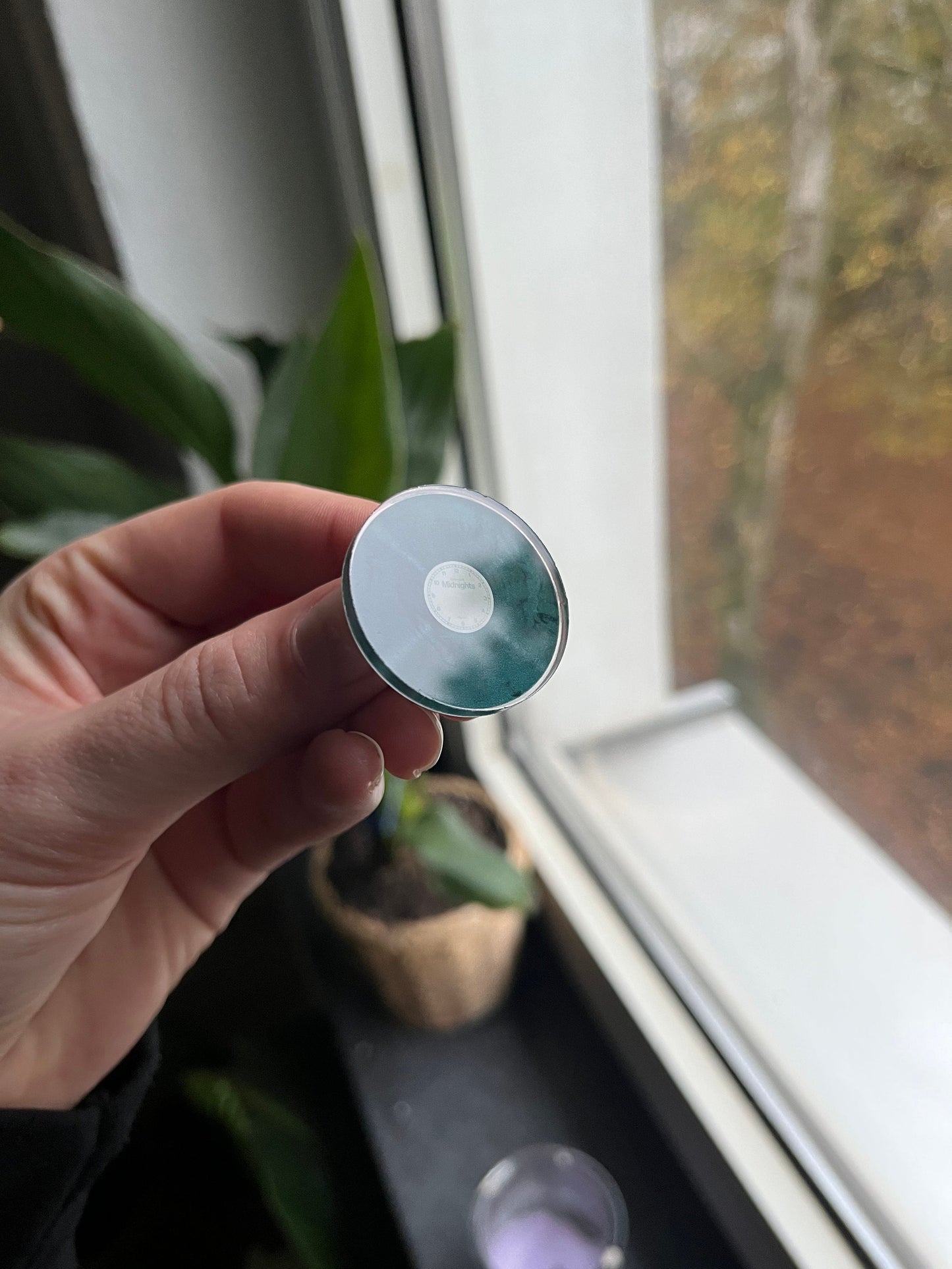 Midnight Vinyl PIN Jade Green