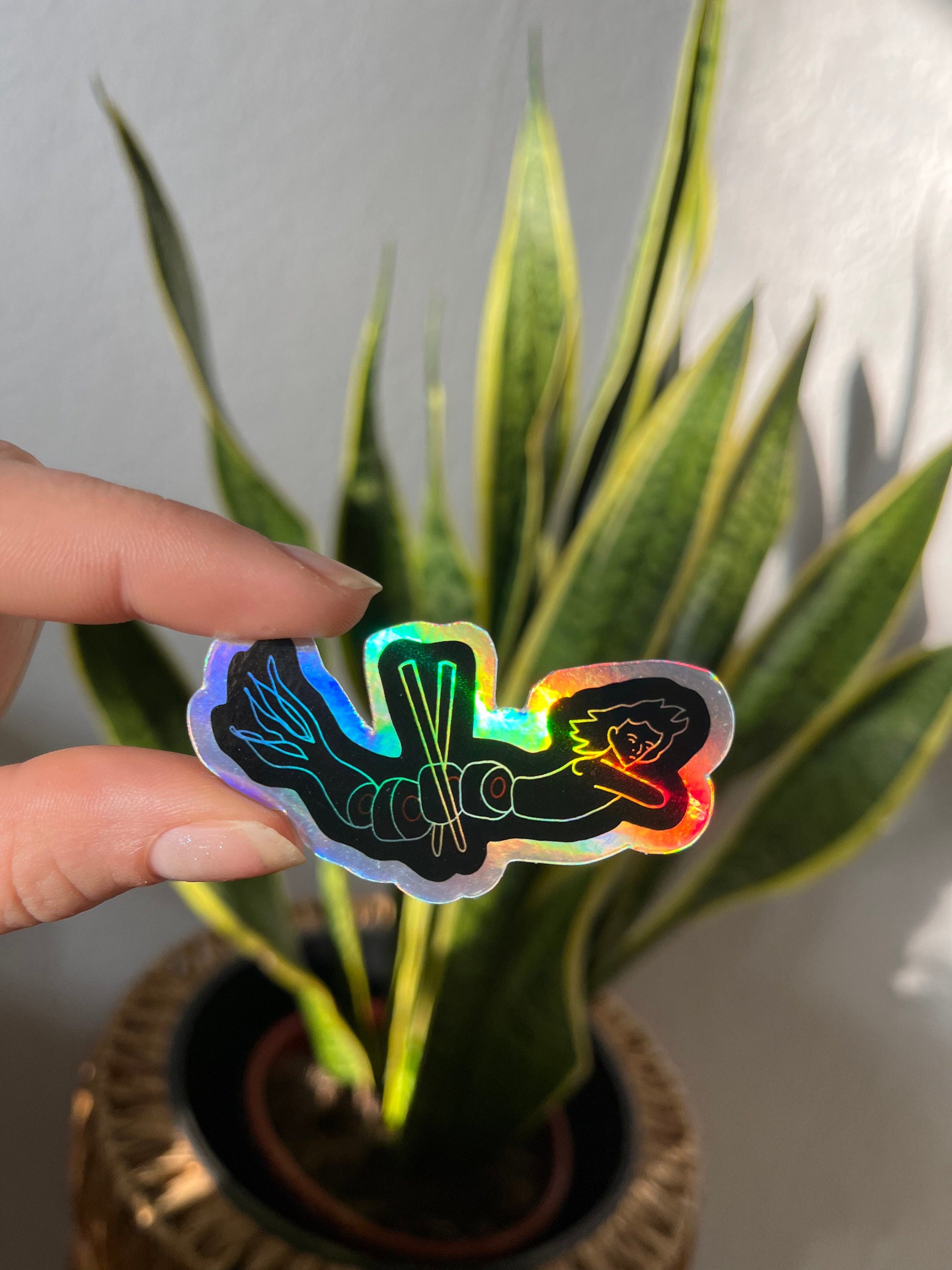 Waterproof holographic Sticker