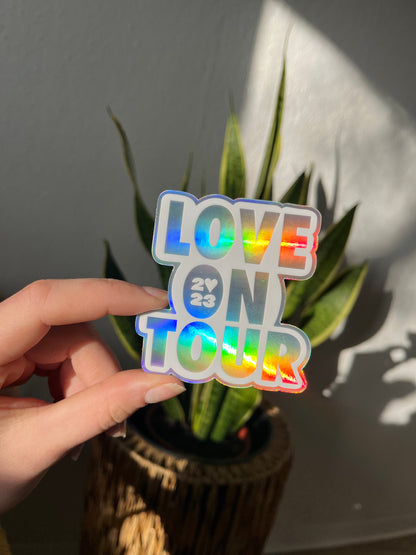 Waterproof Harry Love on Tour hslot 23 holographic Sticker