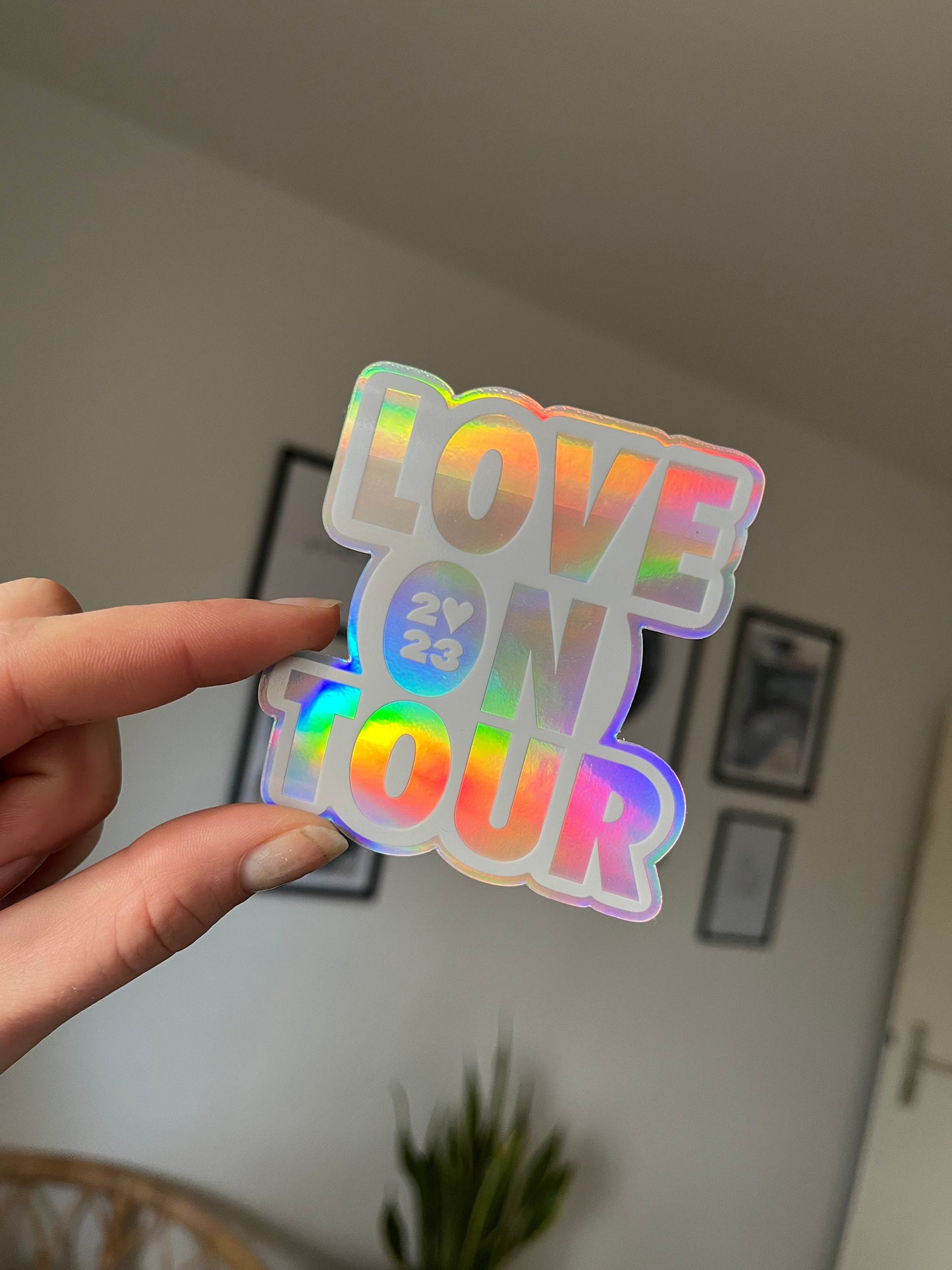 Waterproof Harry Love on Tour hslot 23 holographic Sticker