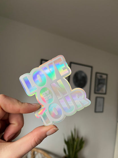 Waterproof Harry Love on Tour hslot 23 holographic Sticker