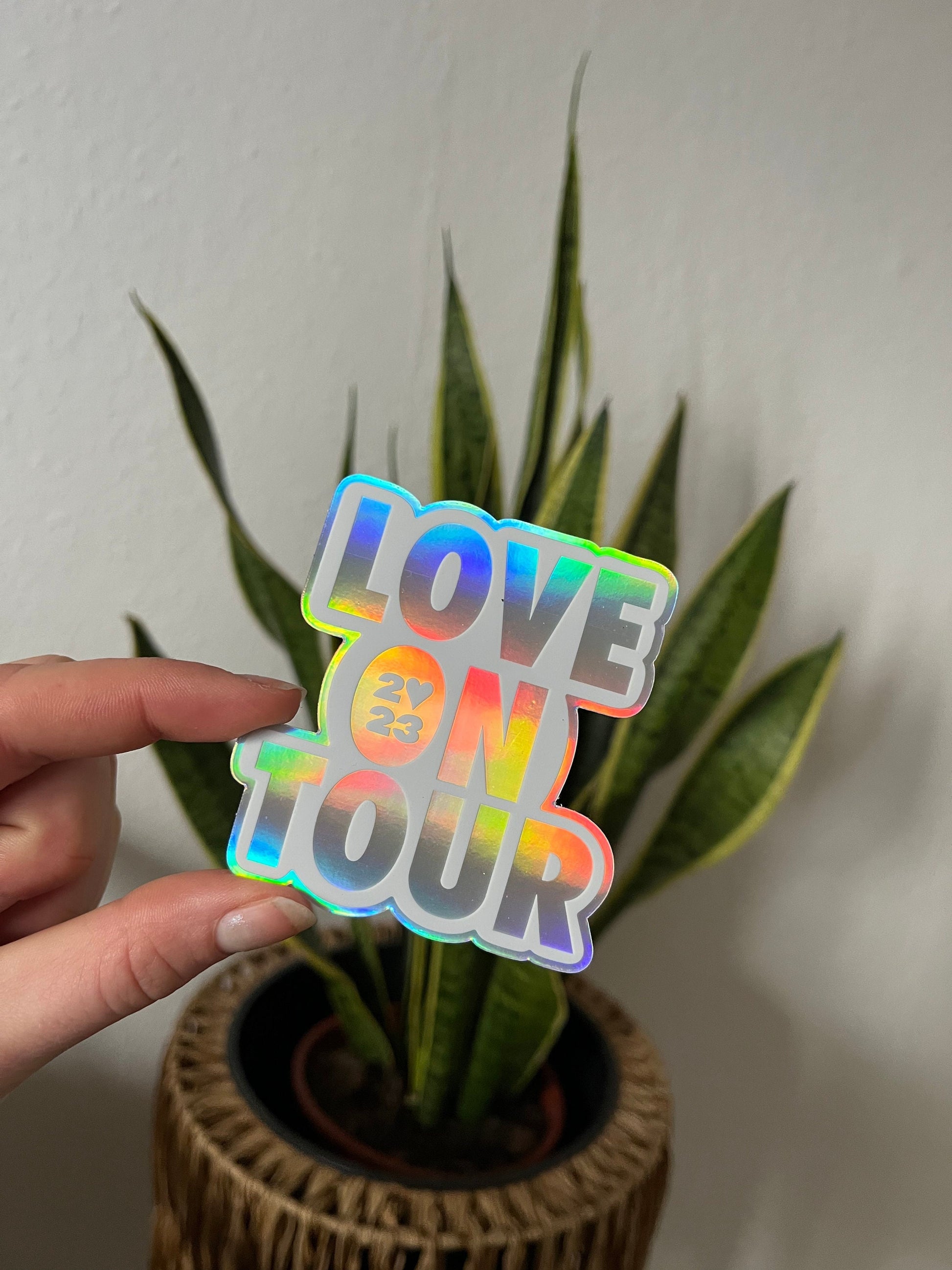 Waterproof Harry Love on Tour hslot 23 holographic Sticker