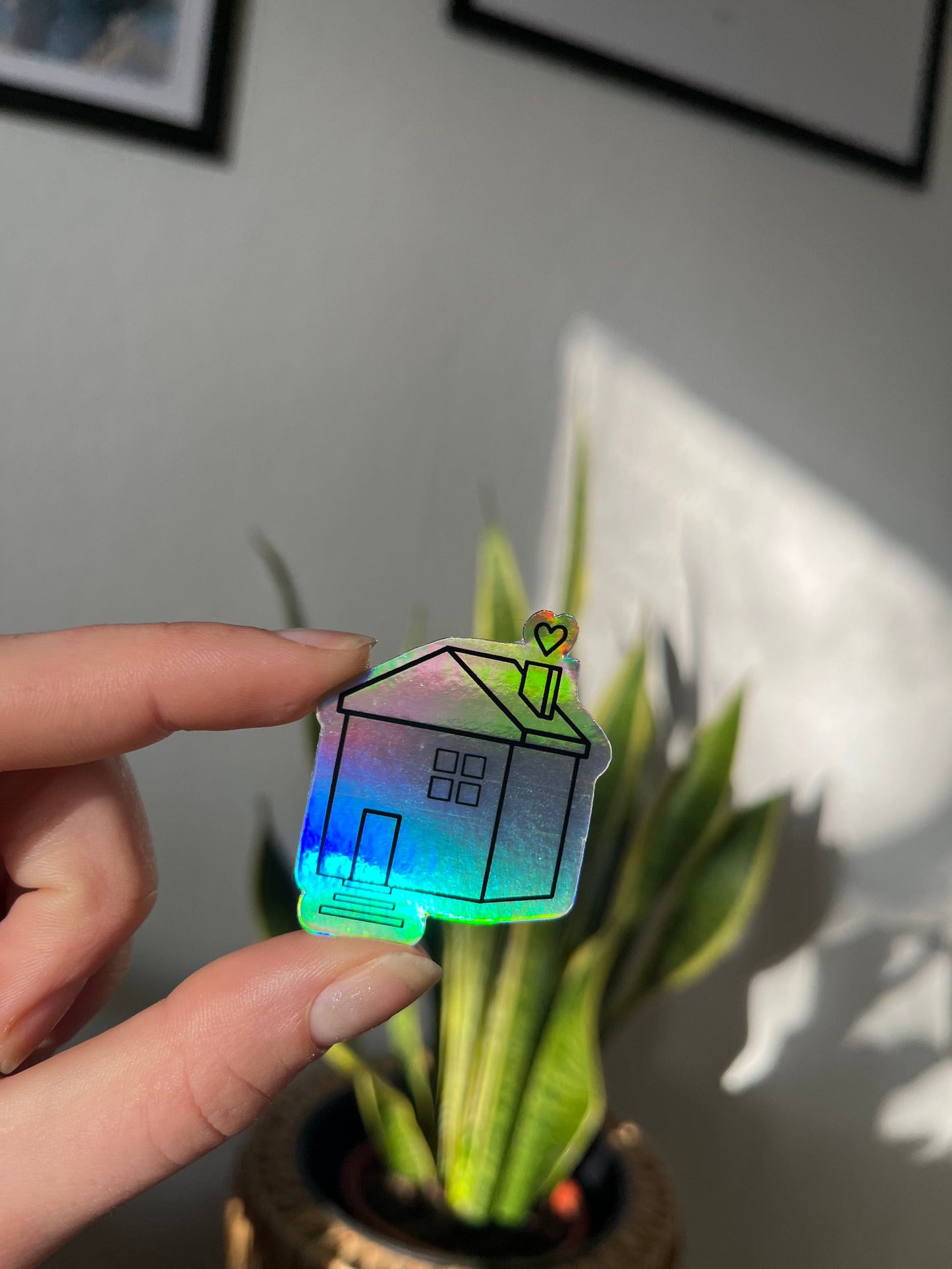 Waterproof holographic Sticker