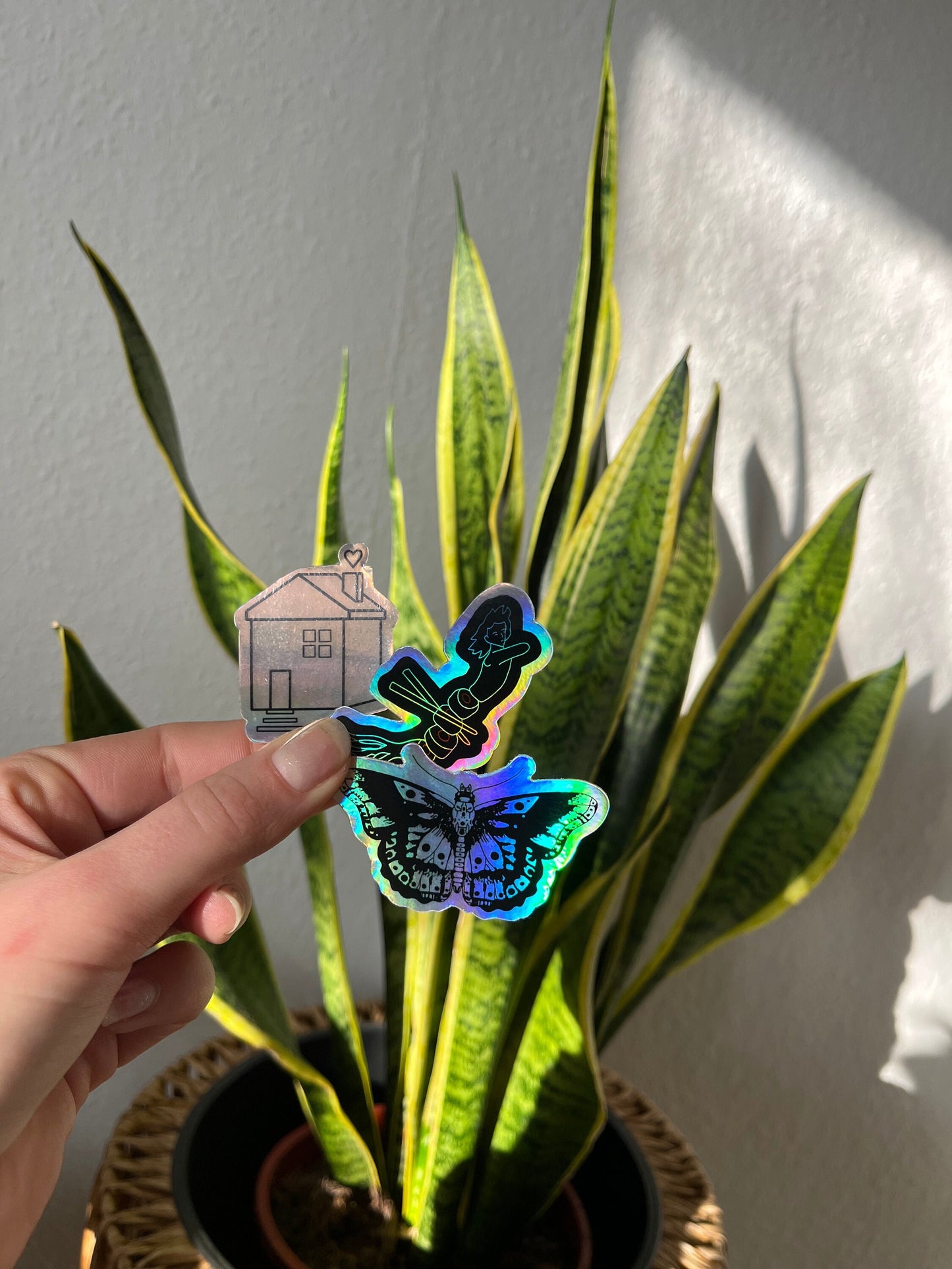 Waterproof holographic Sticker