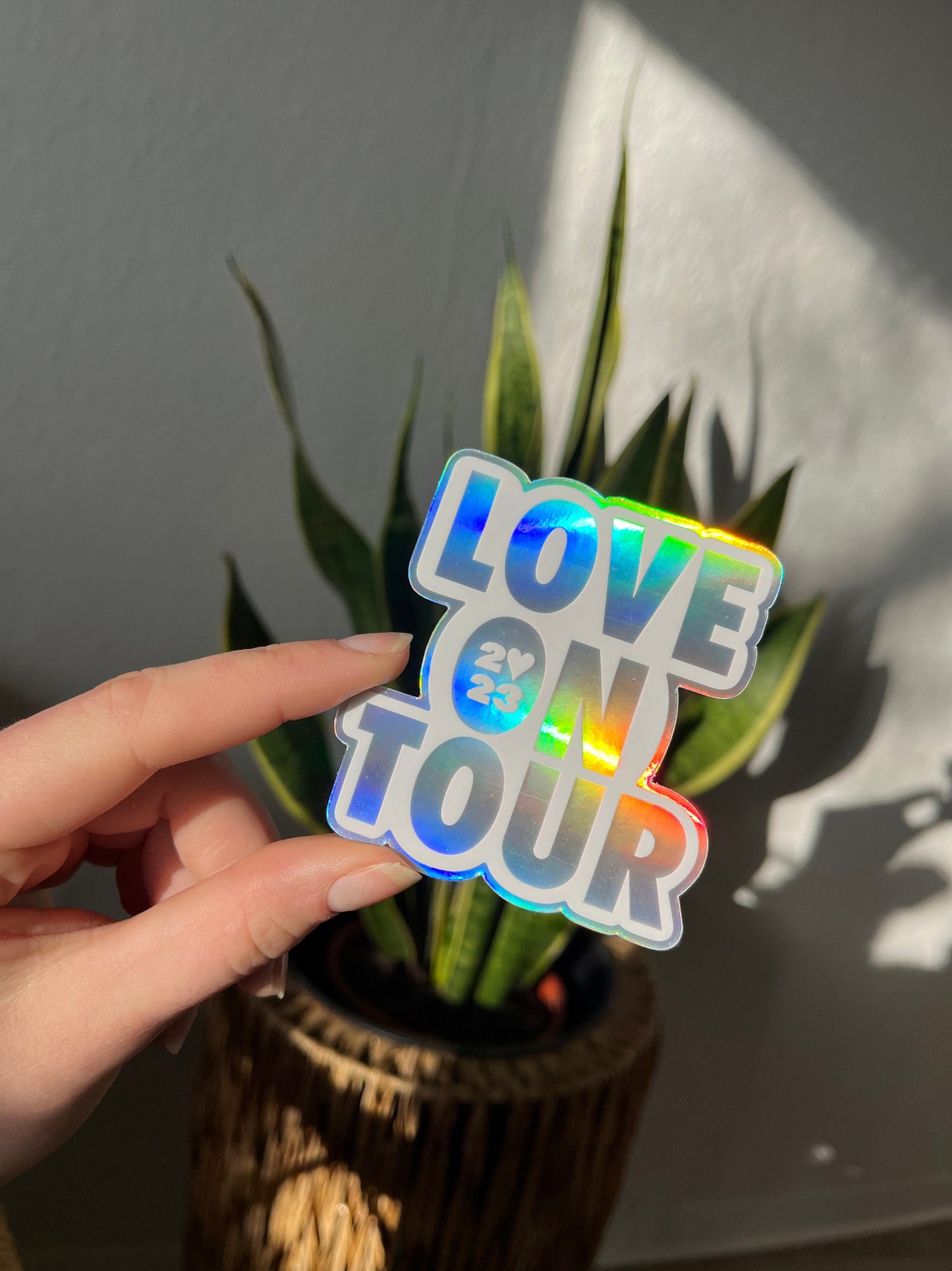 Waterproof Harry Love on Tour hslot 23 holographic Sticker