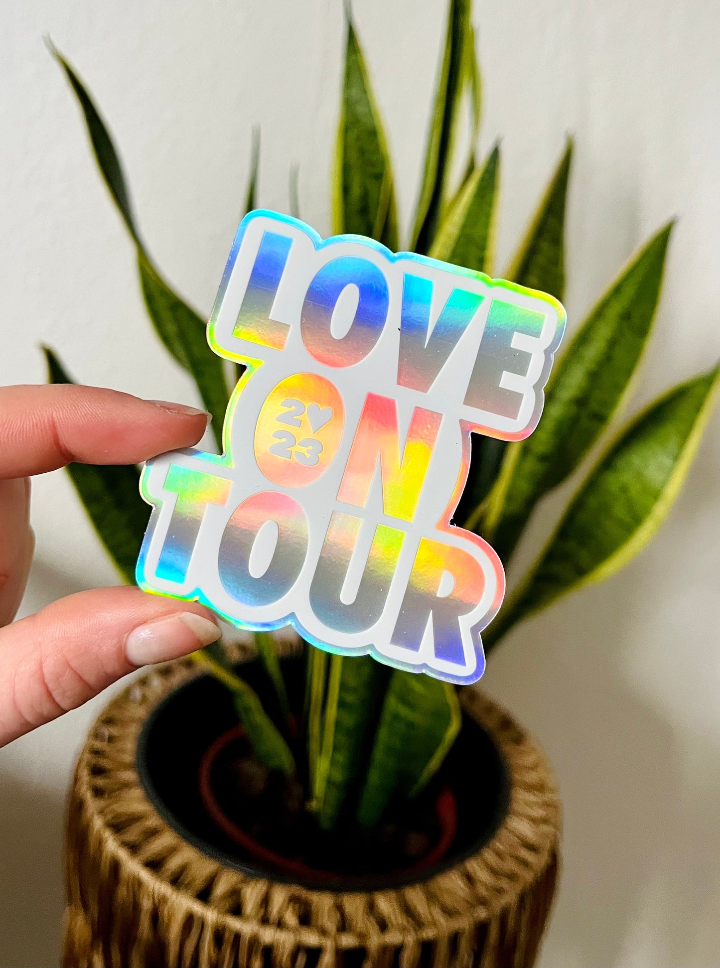 Waterproof Harry Love on Tour hslot 23 holographic Sticker