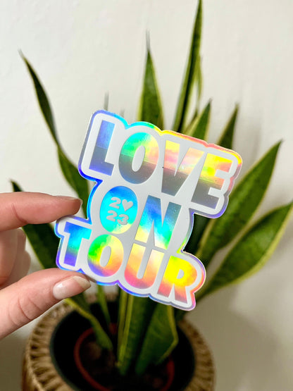 Waterproof Harry Love on Tour hslot 23 holographic Sticker