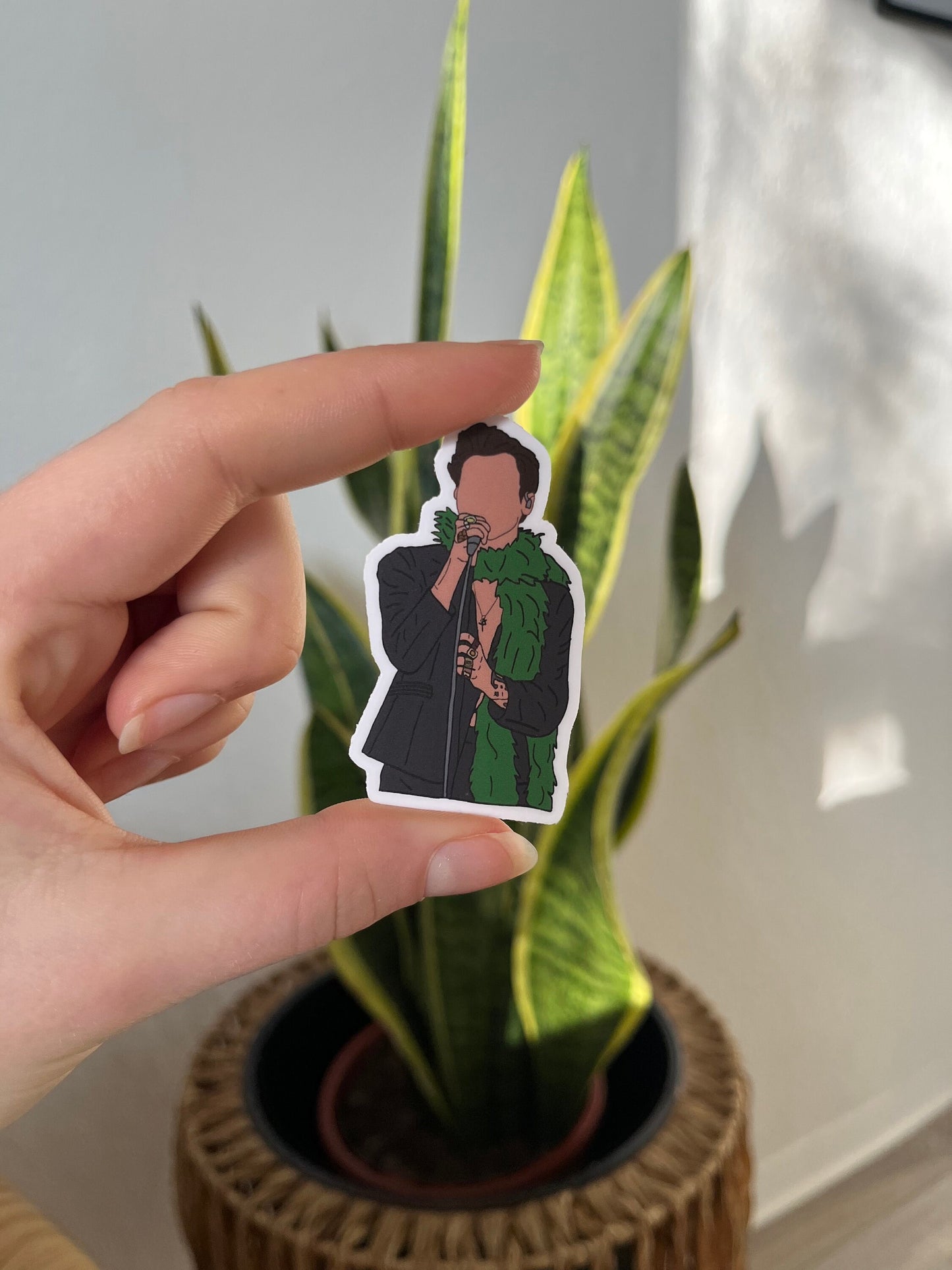 Waterproof green boa Grammys Awards Sticker