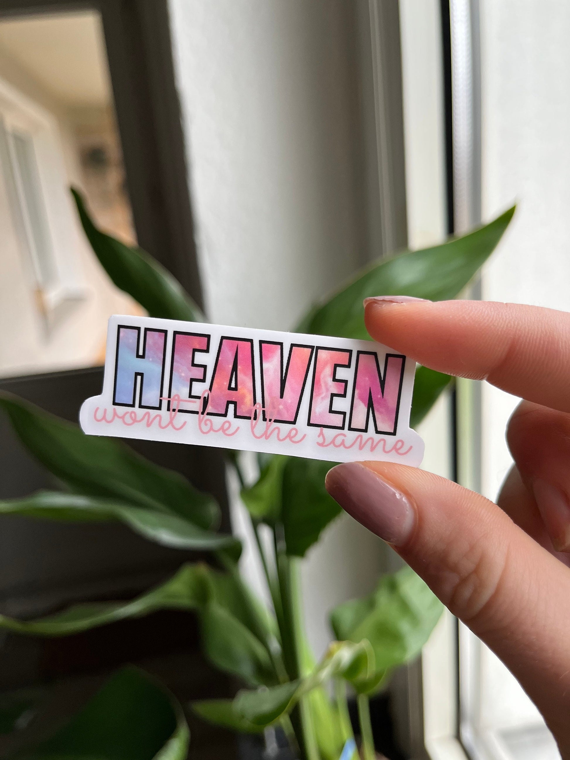 Niall heaven waterproof sticker