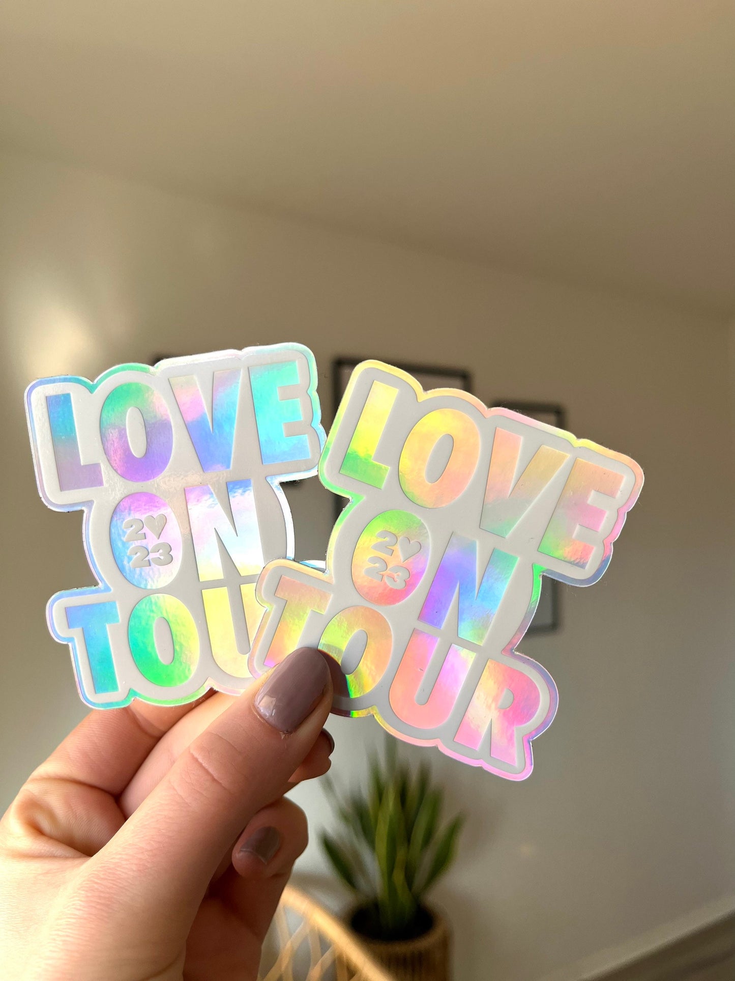 Waterproof Harry Love on Tour hslot 23 holographic Sticker