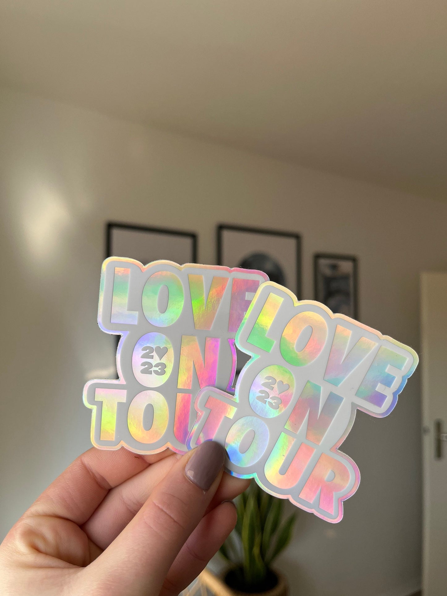 Waterproof Harry Love on Tour hslot 23 holographic Sticker