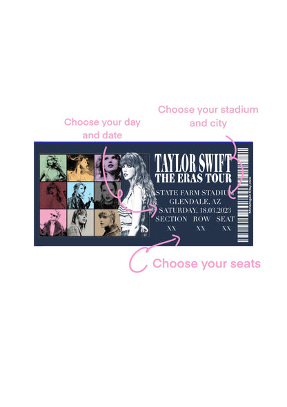 Eras Tour Ticket Fan Souvenir