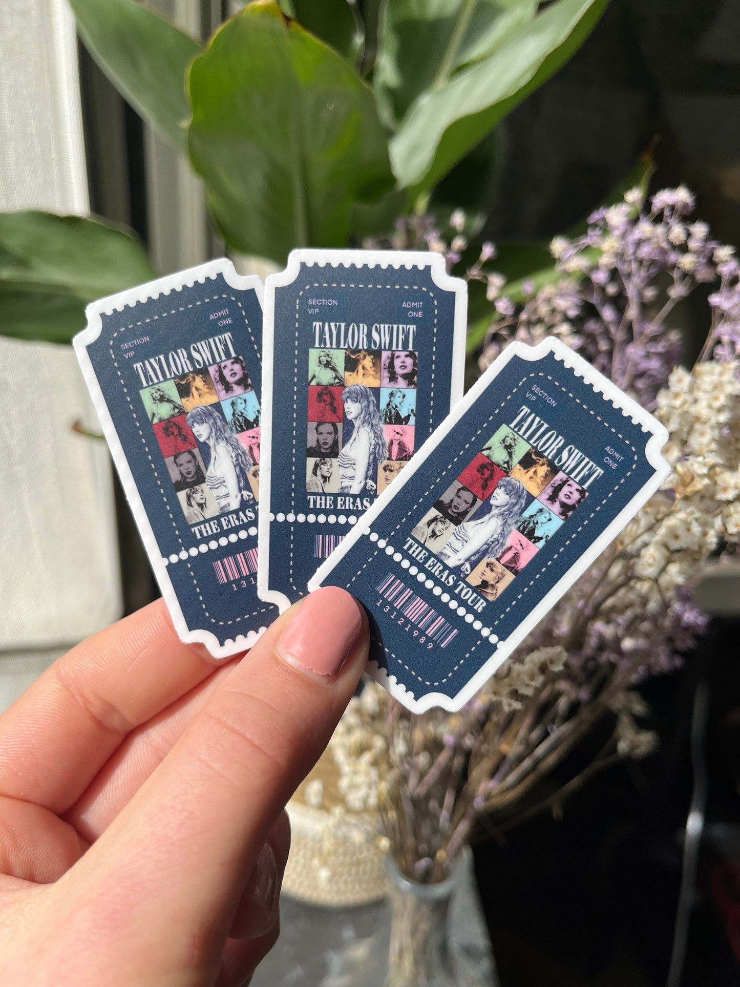 Waterproof Taylor Eras Tour Ticket Sticker