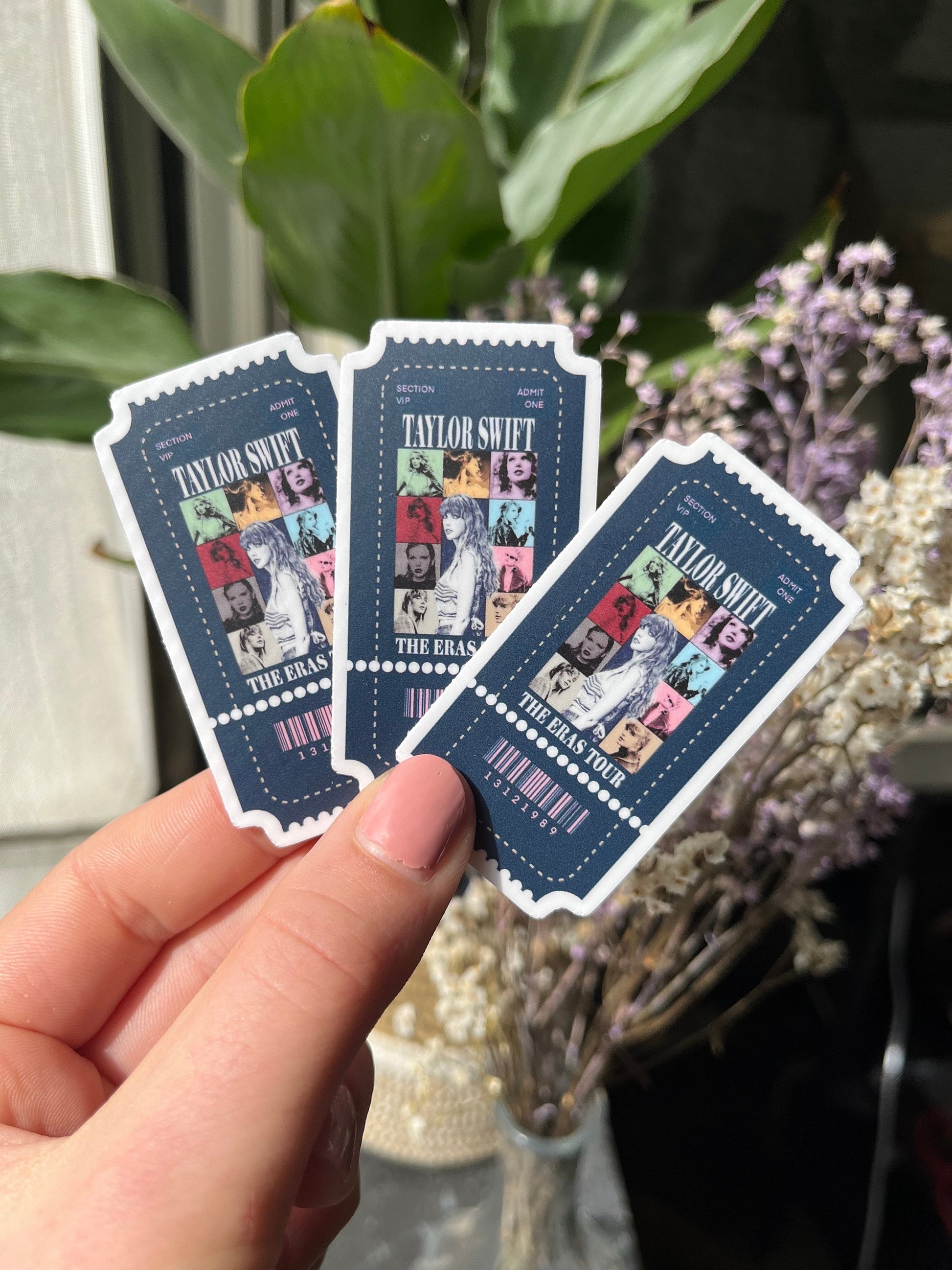 Waterproof Taylor Eras Tour Ticket Sticker