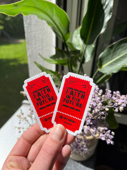 Waterproof Lt Ticket Stickers