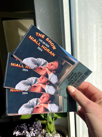 Niall the show Souvenir Ticket personalisierbar