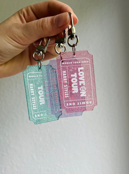 Keychain Harry hslot glitter Ticket