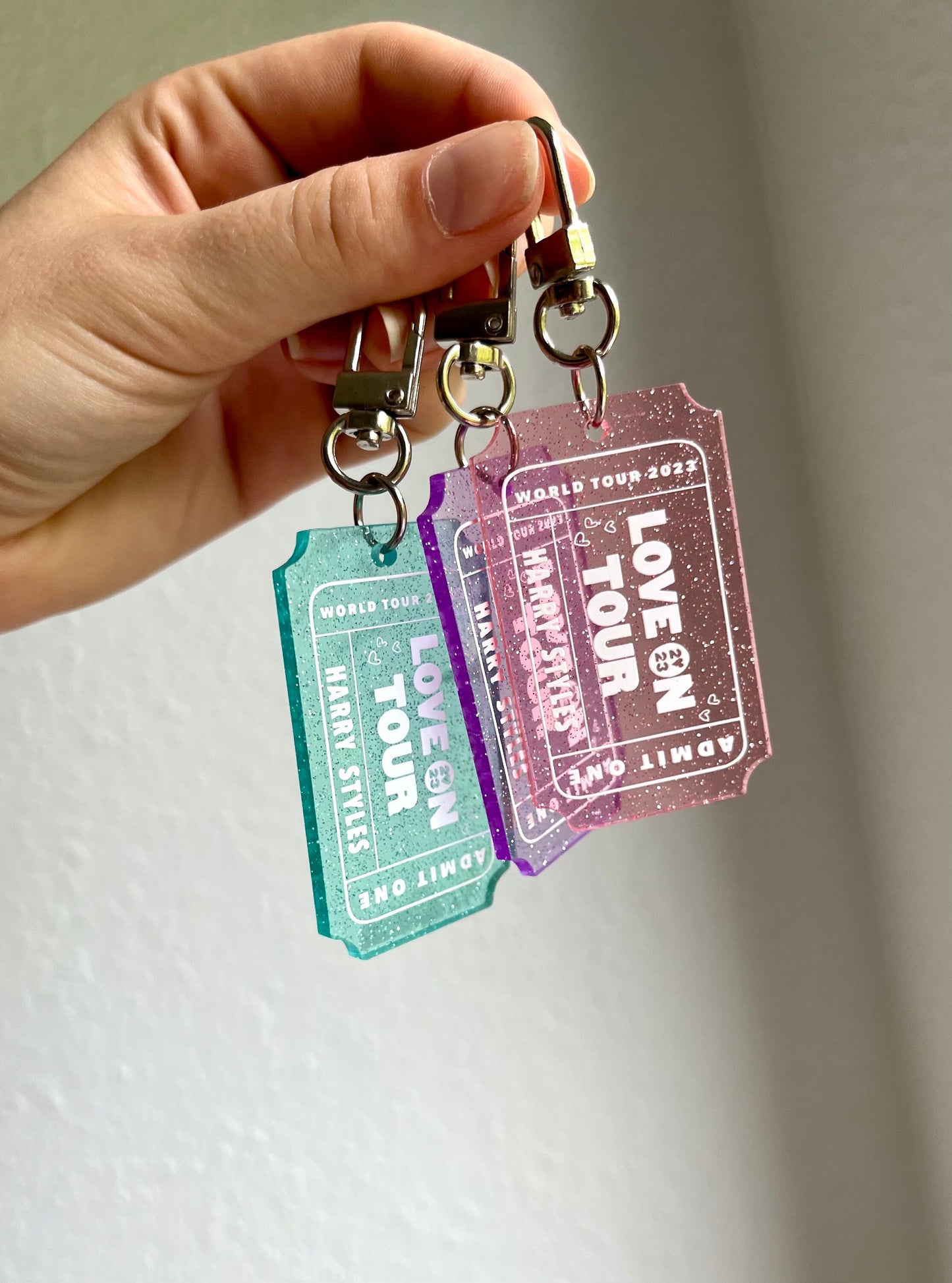 Keychain Harry hslot glitter Ticket