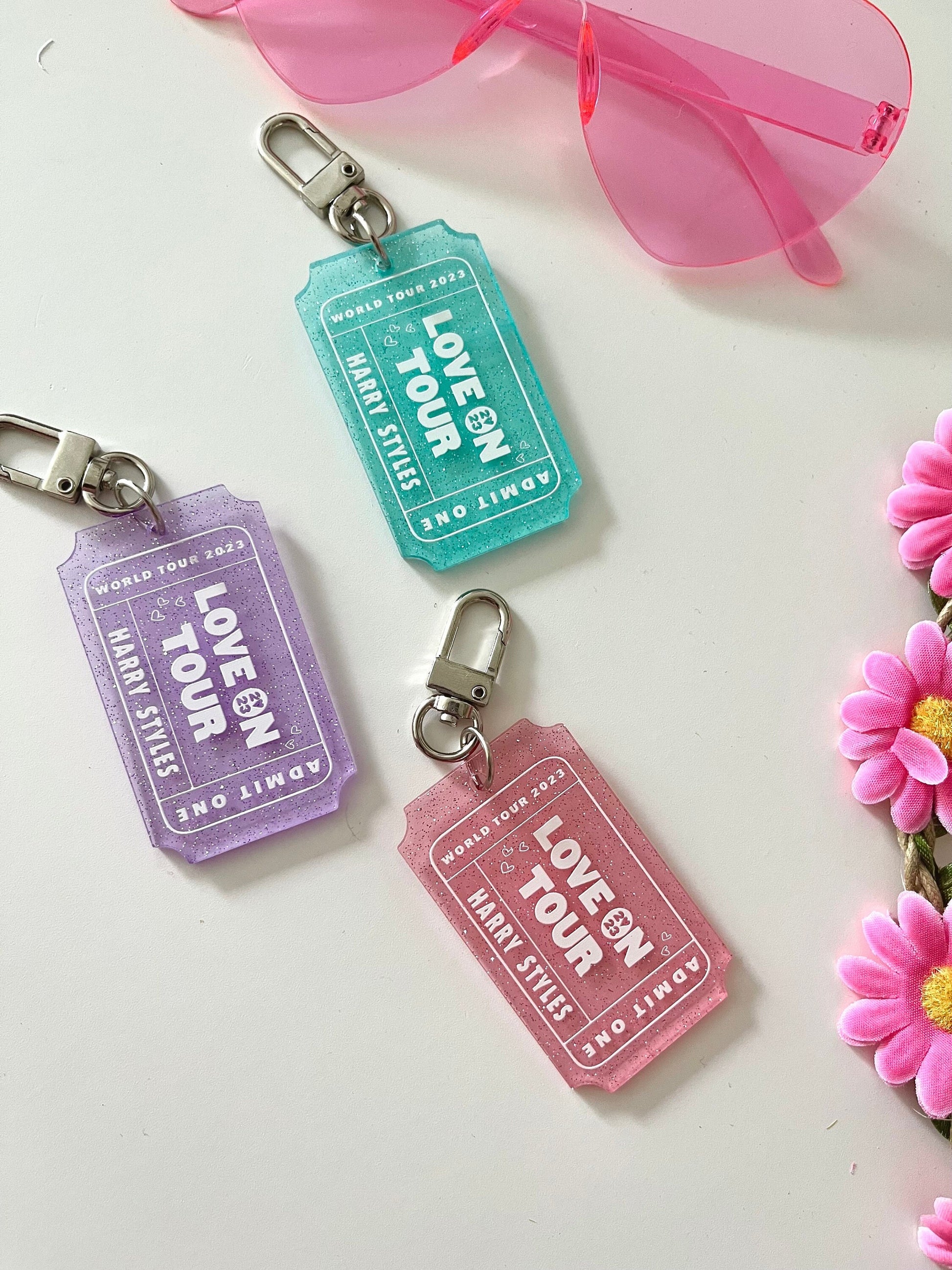 Keychain Harry hslot glitter Ticket