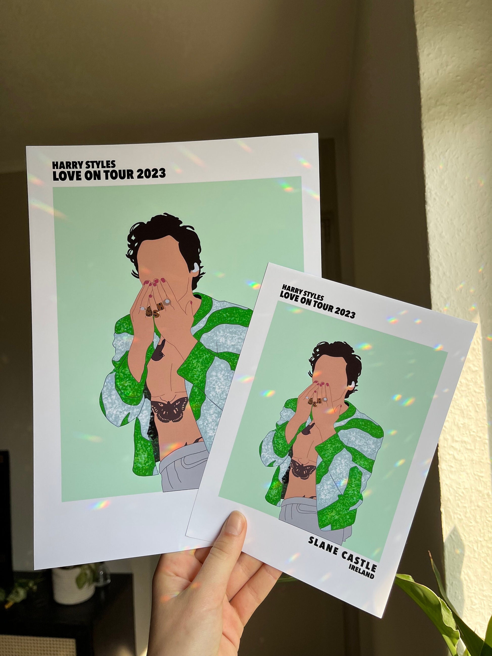 Hslot 23 slane castle Art Print Love on Tour