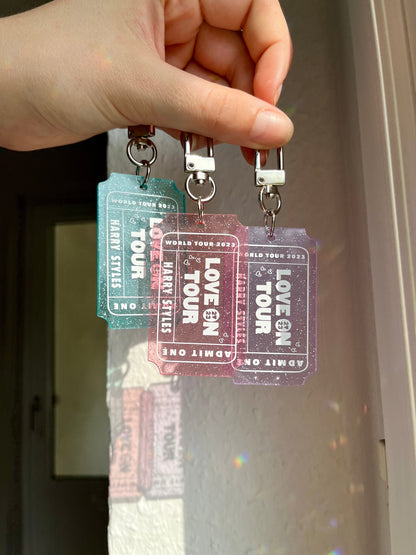 Keychain Harry hslot glitter Ticket